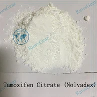 Tamoksifeno citrato žaliaviniai milteliai